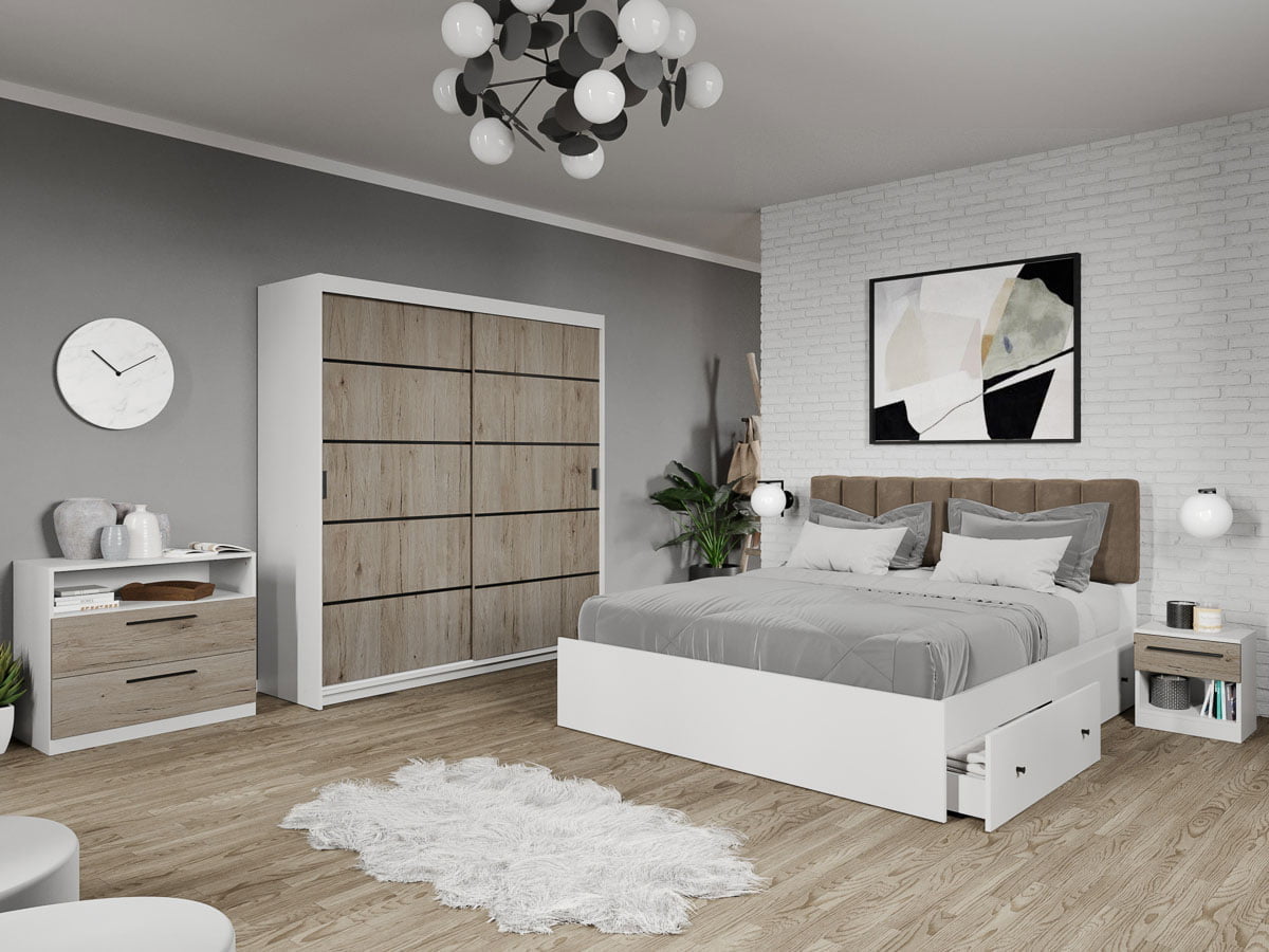 Set dormitor complet San Remo - Elis - C11 Set dormitor complet San Remo - Elis - C11