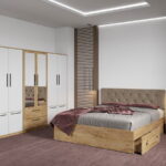 Set dormitor complet Stejar Auriu - Madrid - C93
