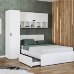 Set mobila dormitor alb complet - Blanco - Configuratia 9
