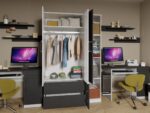 Set Mobila Dormitor Copii cu 2 Paturi Tineret Mihai C23 - imagine 4