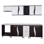 BUCATARIE CIP3S - C2 WENGE+ALB - imagine 2