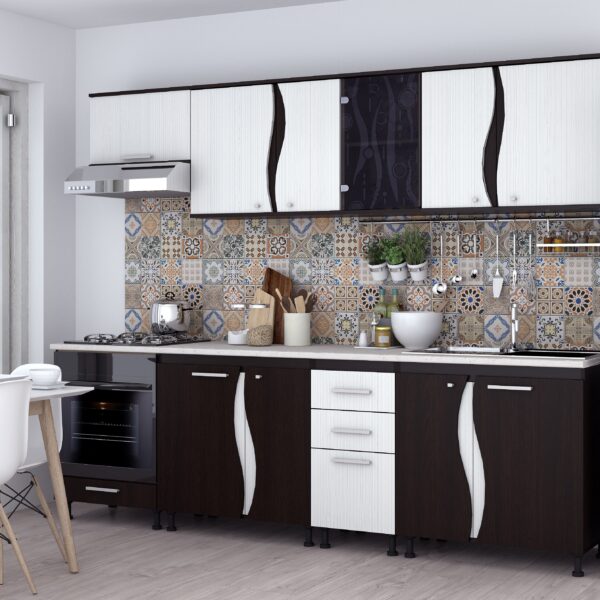 BUCATARIE CIP3S - C2 WENGE+ALB