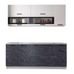 BUCATARIE TEHNO NEW MDF 2.0M MARMURA - imagine 2
