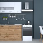 BUCATARIE VIO 1.2M STEJAR WOTAN+ALB