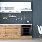 BUCATARIE VIO C 1.8M STEJAR WOTAN+ALB