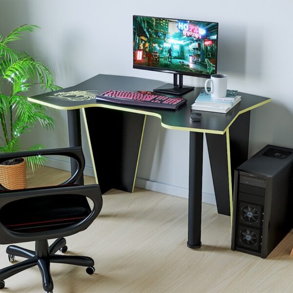 Birou PC KL 9.1 wenge+galben