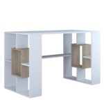 Birou TIP III ro - alb+sonoma - imagine 2