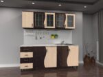 Bucatarie CIP S 2M wenge+mesteacan