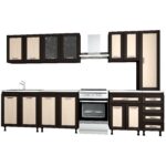 Bucatarie Greta 2.6m wenge+mesteacan - imagine 2