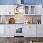Bucatarie Provence MDF 2.6m alb fibrat