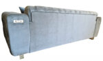Canapea Extensibila Carmen Electric, 240x95x75cm, 3 locuri, Baby Face V-27 Grey, Glasspandoor - imagine 8