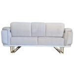 Canapea Extensibila Confor, 200x100x85cm, 2 locuri, Baby Face V-03 Beige, Glasspandoor - imagine 7