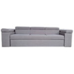 Canapea Extensibila Lotus, 240x80x85cm, 3 locuri, Amore 31 Grey, Glasspandoor - imagine 7