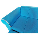 Canapea Extensibila Nixos, 240x80x85cm, 3 locuri, Luna 16 Turkis, Glasspandoor - imagine 6