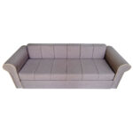 Canapea Extensibila Nixos, 240x80x85cm, 3 locuri, Luna 31 Light Grey, Glasspandoor - imagine 6