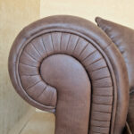 Canapea Fixa Lighter, 240x100x75cm, 3 locuri, Cayenne 1116 Espresso, Glasspandoor - imagine 8