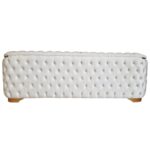 Canapea Fixa Okyanus, 250x100x75cm, 3 locuri, Luna V-01 Beige, Glasspandoor - imagine 7