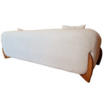 Canapea Fixa Royal, 240x100x75cm, 3 locuri, Velur 02 Beige, Glasspandoor - imagine 7