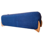 Canapea Fixa Royal, 240x100x75cm, 3 locuri, Velur 08 Blue, Glasspandoor - imagine 7