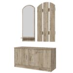 Cuier Olga ro,100x36x150 cm, K002 stejar - imagine 4