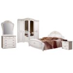 DORMITOR MDF LUIZA 4 FOREST IVORY - imagine 2