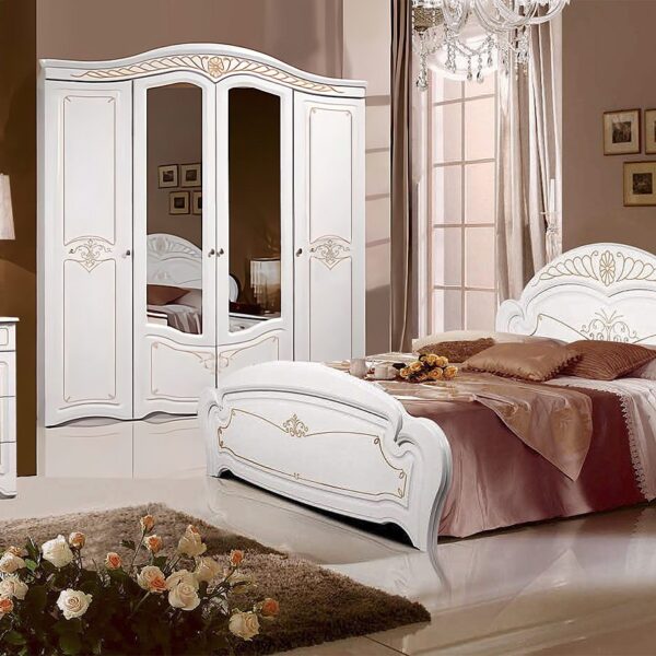 DORMITOR MDF LUIZA 4 FOREST IVORY