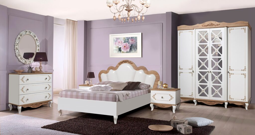 DORMITOR NELLIE ALB-CRAFT