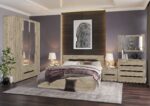DORMITOR VALENCIA DULAP 4 USI STEJAR K002