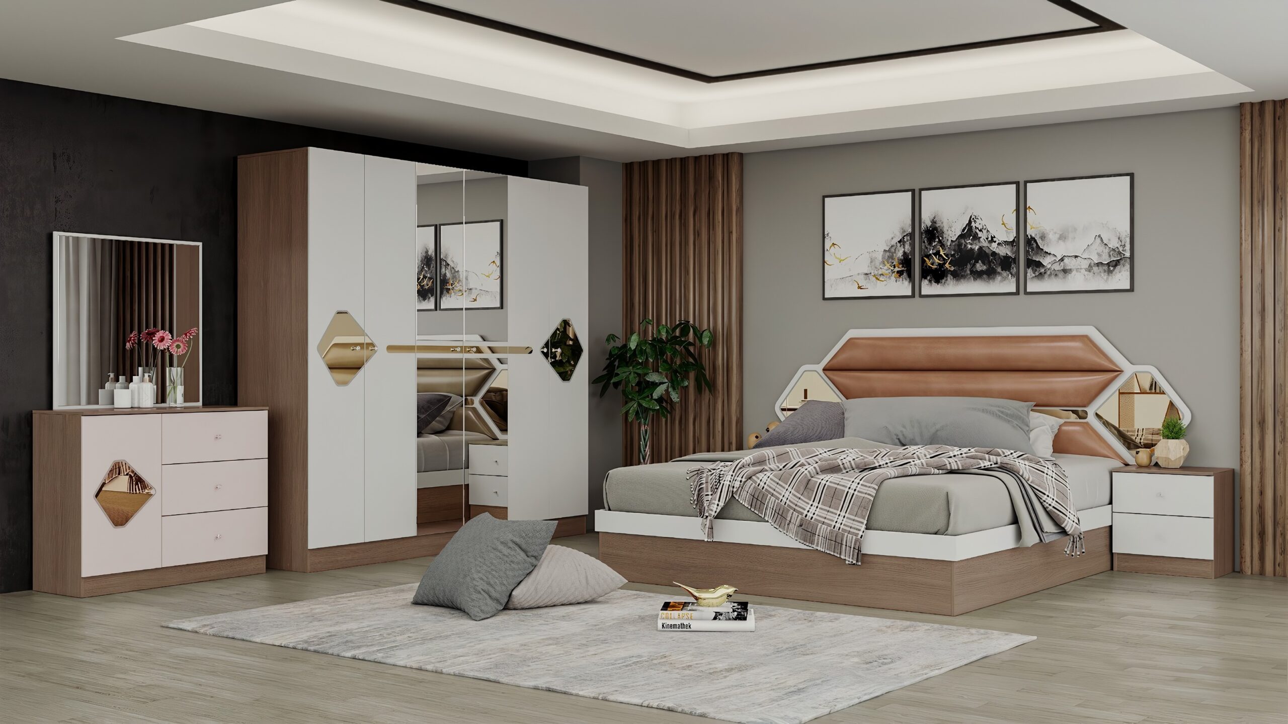 Dormitor MDF Anca 2 Dormitor MDF Anca 2