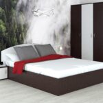 Dormitor Siesta wenge+alb