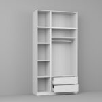 Dressing 124 cm Alb C02