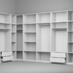 Dressing colt 169.8*377.4 cm Alb C20