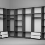 Dressing colt 169.8*377.4 cm Gri C20