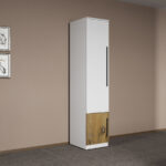 Dulap dormitor Alb+Stejar Eclipse C03