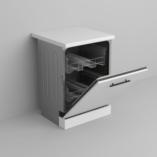 Front Inferior 600 masina spalat vase Bucatarie Pearl Alb