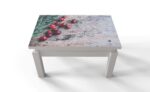 Masa transformer Butterfly print 4 alb