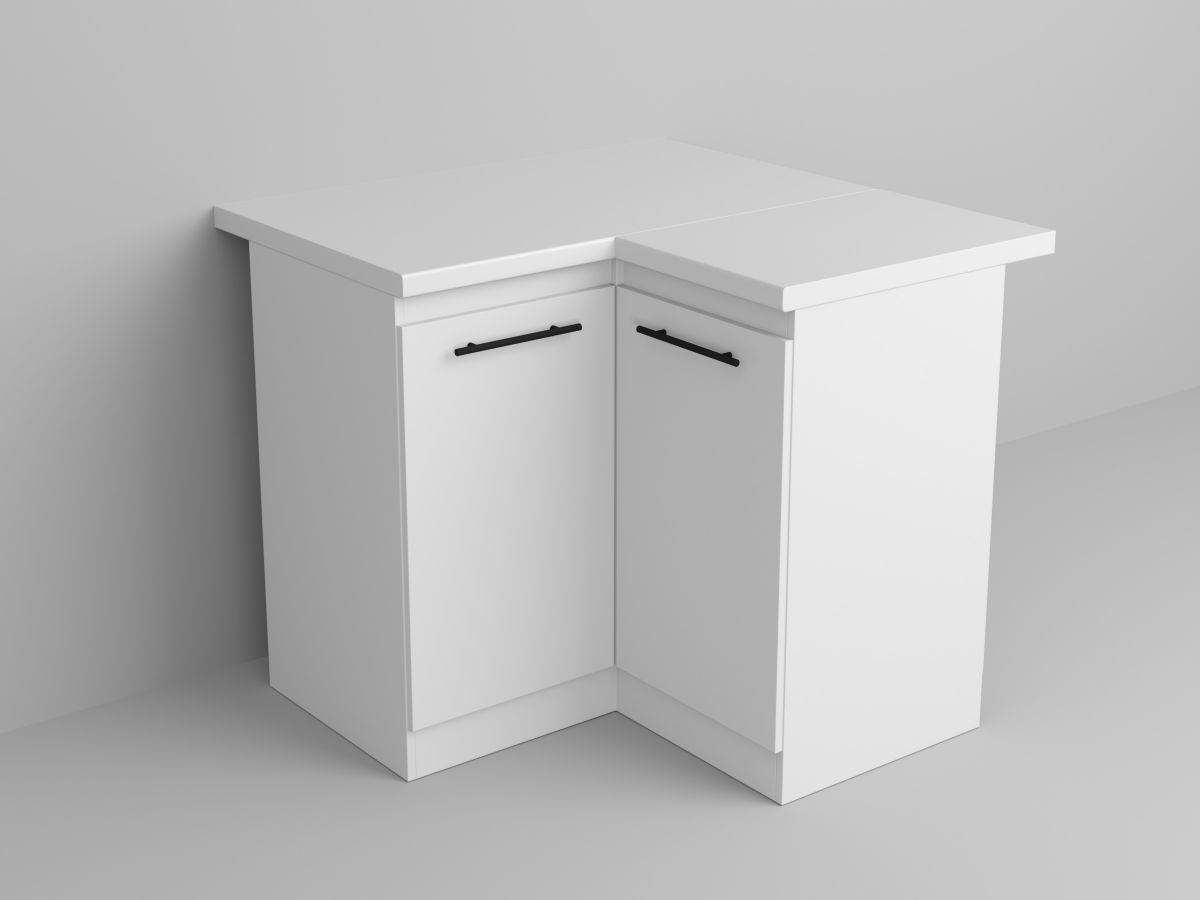 Corp Inferior Colt Bucatarie Pearl Alb