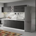 Mobila Bucatarie Gri / Alb C45 Bold 310 cm