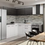 Mobila Bucatarie Soft Alb/Ferrara 180x160 cm C10