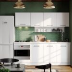 Mobila Bucatarie Soft Alba 210 cm C17