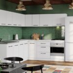 Mobila Bucatarie Soft Alba 220x220 cm C41