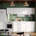 Mobila Bucatarie Soft Alba 240 cm C24