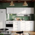 Mobila Bucatarie Soft Alba 240 cm C25