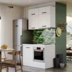 Mobila Bucatarie Vivid Alba 120 cm C03