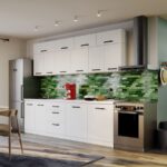 Mobila Bucatarie Vivid Alba 260 cm C27