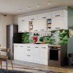 Mobila Bucatarie Vivid Alba 280 cm C22