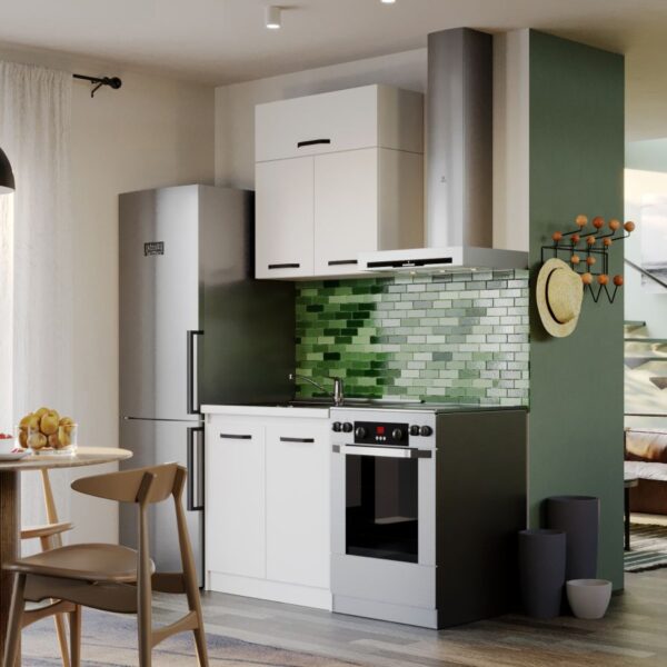 Mobila Bucatarie Vivid Alba 80 cm C04