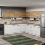 Mobila Bucatarie colt C20 Oakwhite 260x280 cm