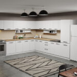 Mobila Bucatarie colt C23 Ivory 320x340 cm