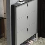 Pantofar 603 MDF Grey 100x24x118cm
